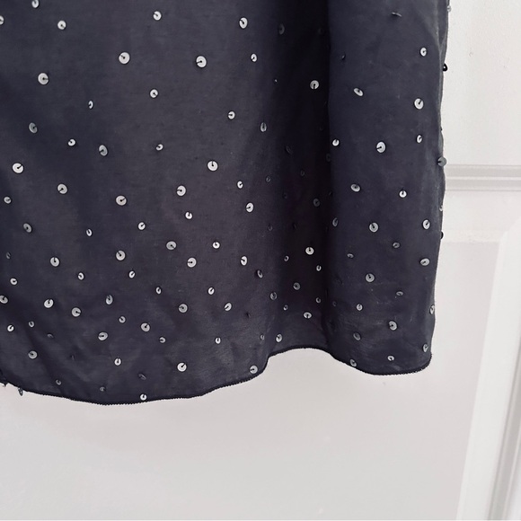 Coldwater Creek Gray Sequin Sleeveless Dress Women’s Size 14 Cocktail Wedding - Picture 12 of 13